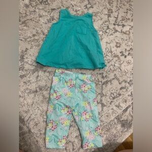4/30$ Tag matching set leggings and camisole 9 months